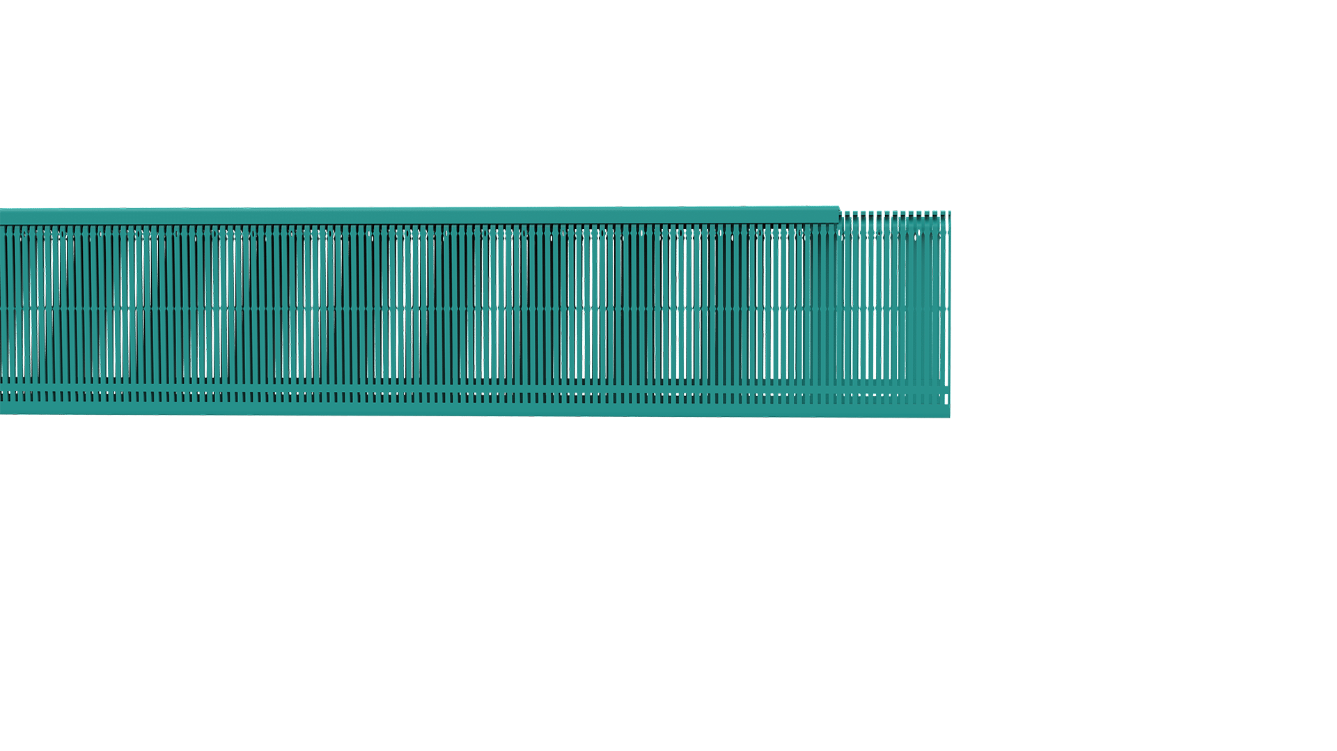Canaleta industrial 100x100 aberta