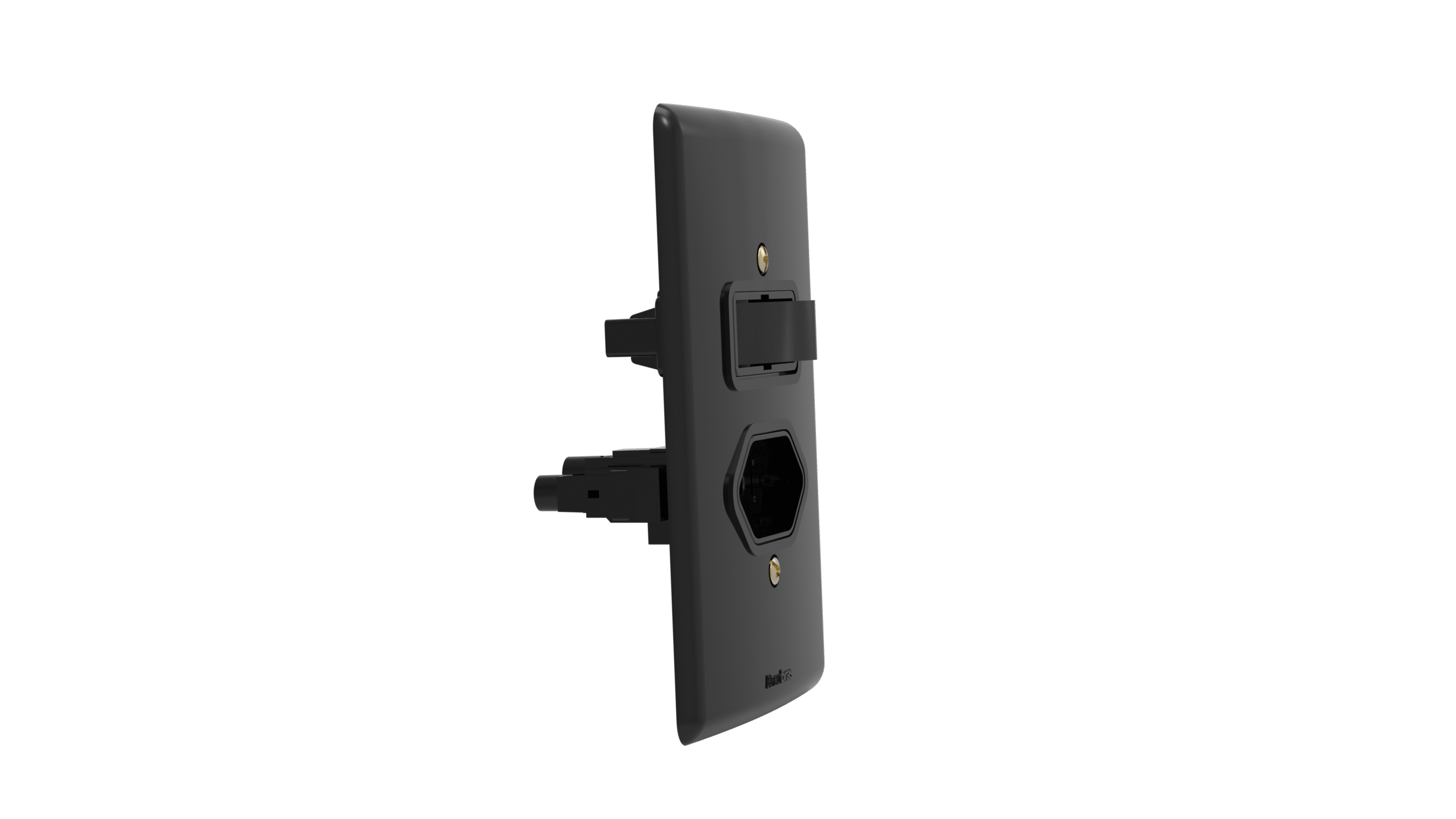 Conjunto interruptor 1 tecla simples + Tomada 10A