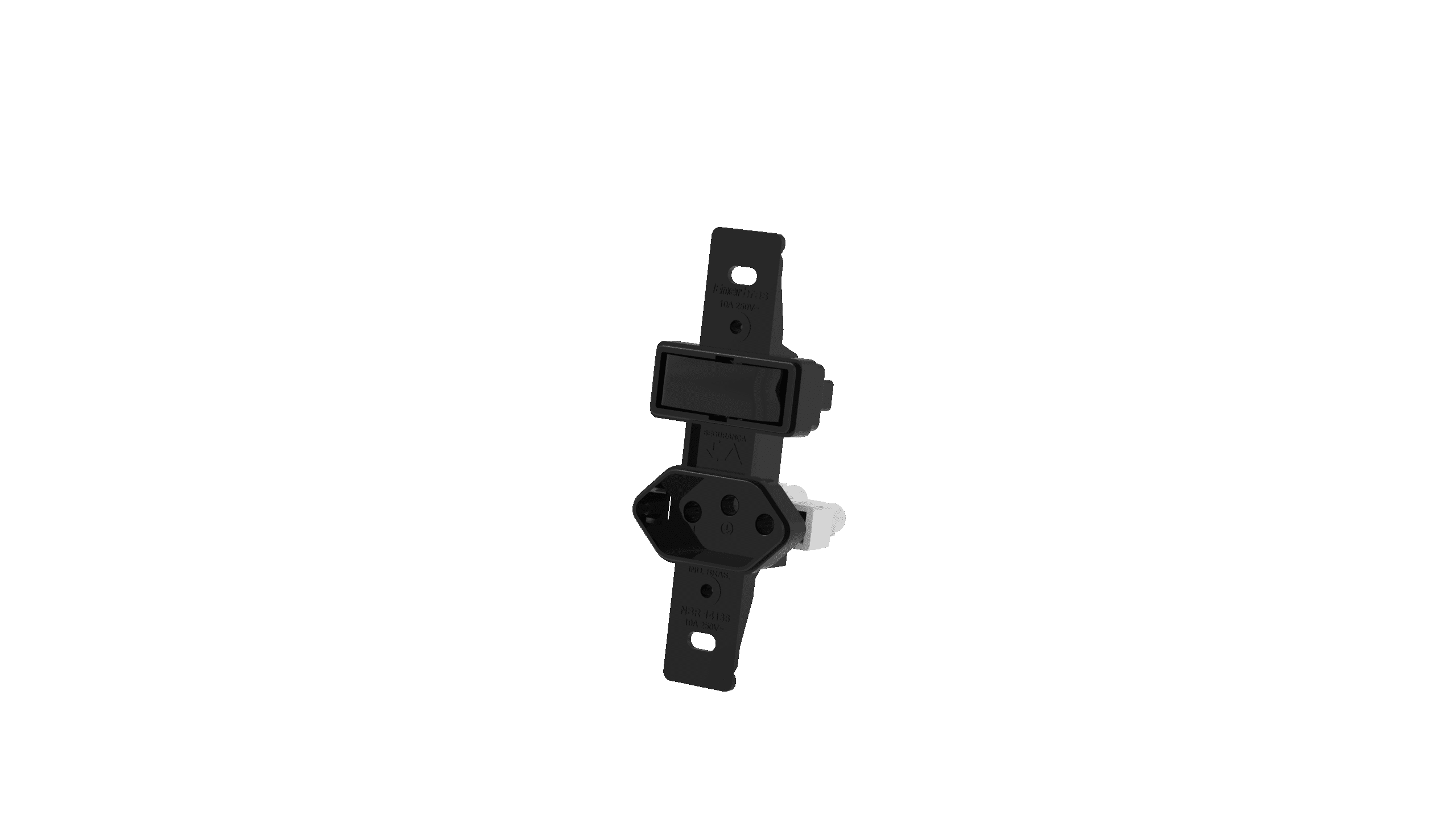 Módulo interruptor 1 tecla simples + Tomada 10A