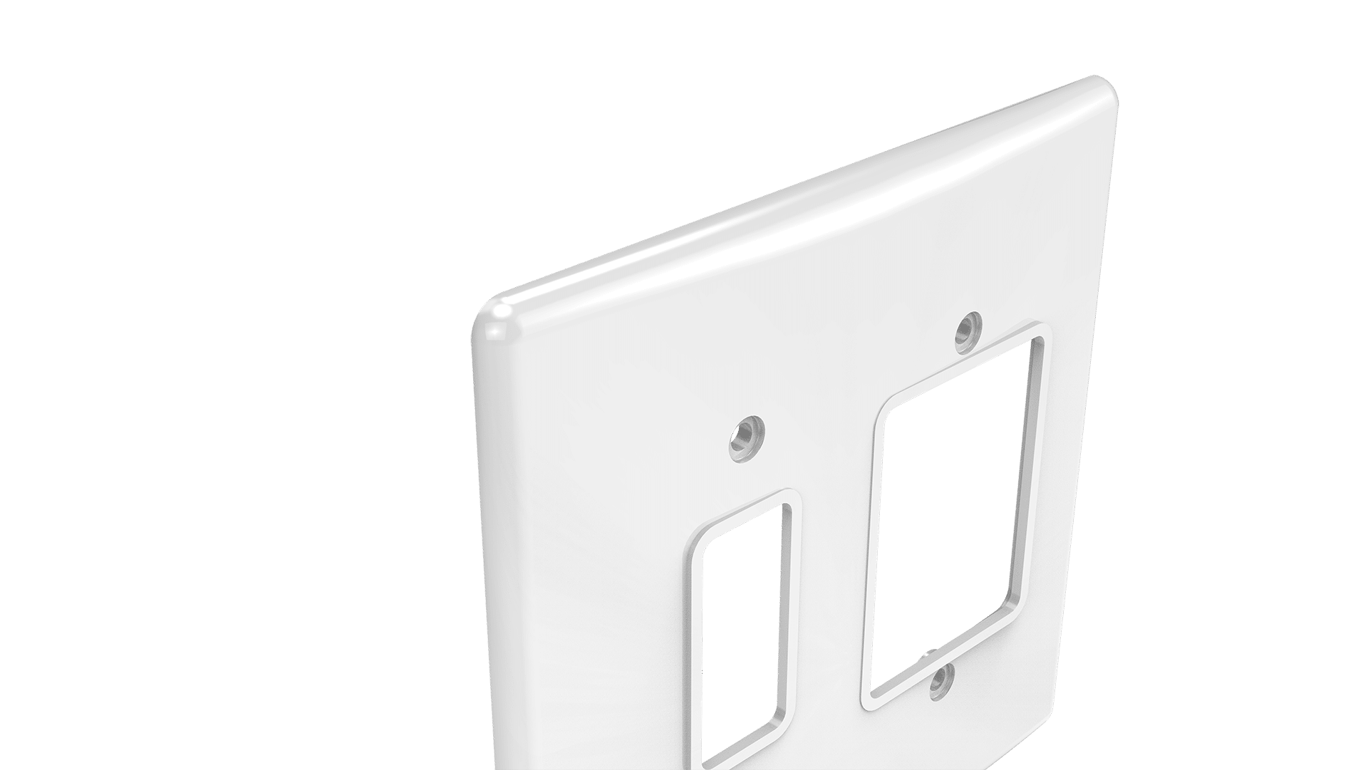 Placa 4x4" 1+3 teclas