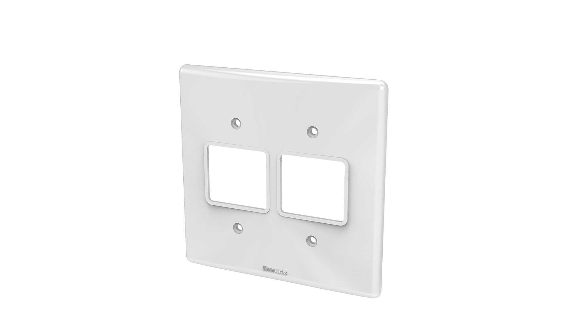 Placa 4x4" 2+2 módulos