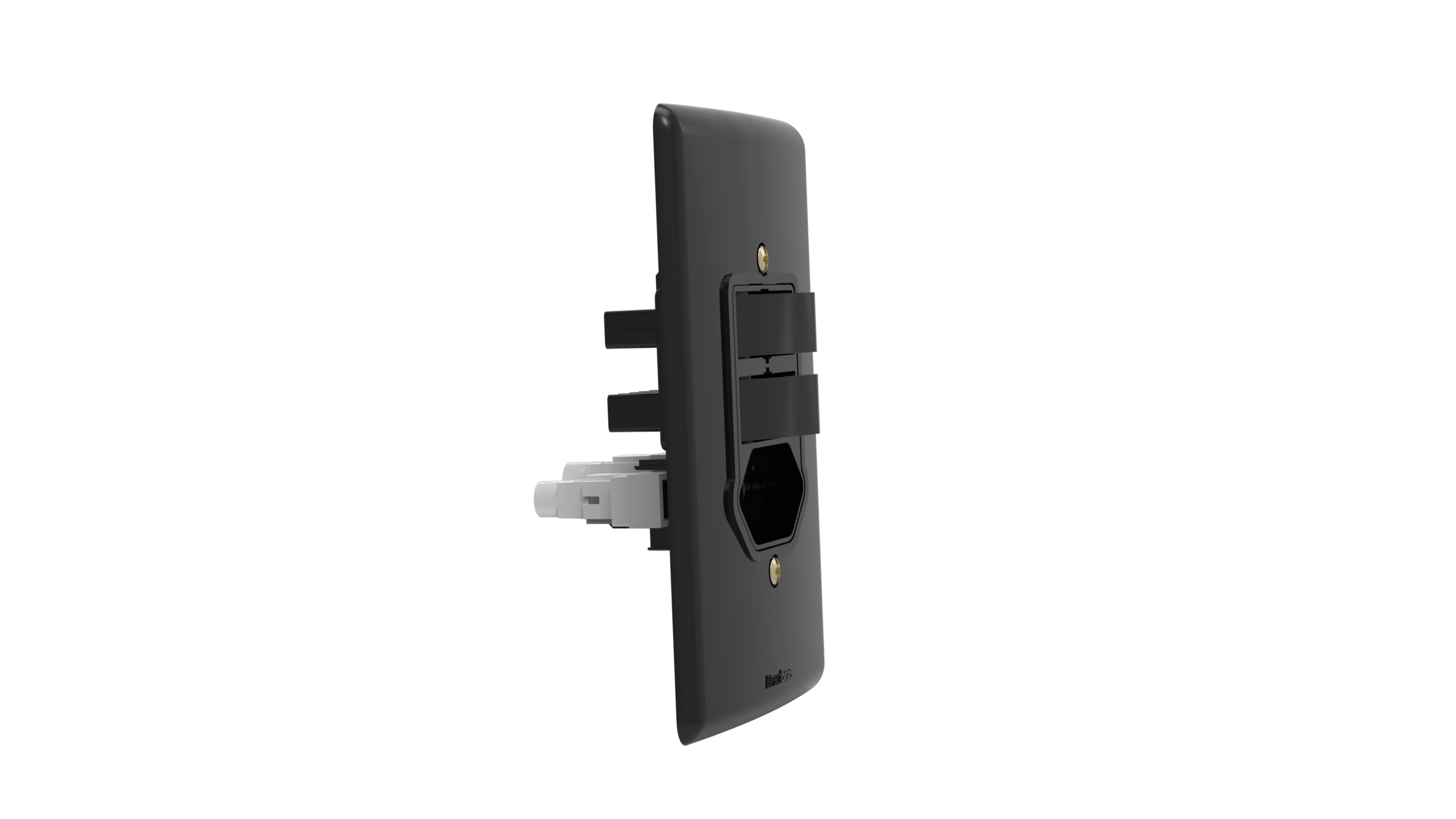 Conjunto interruptor 1 tecla simples + 1 tecla paralelo + tomada 10A