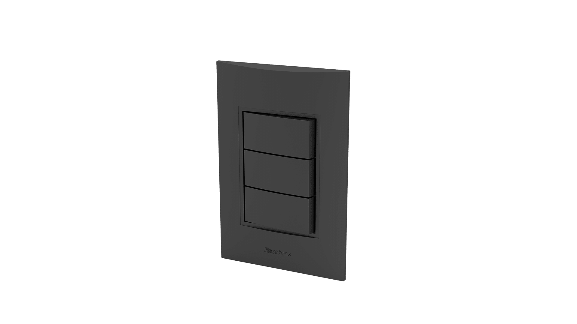 Conjunto interruptor 3 teclas simples
