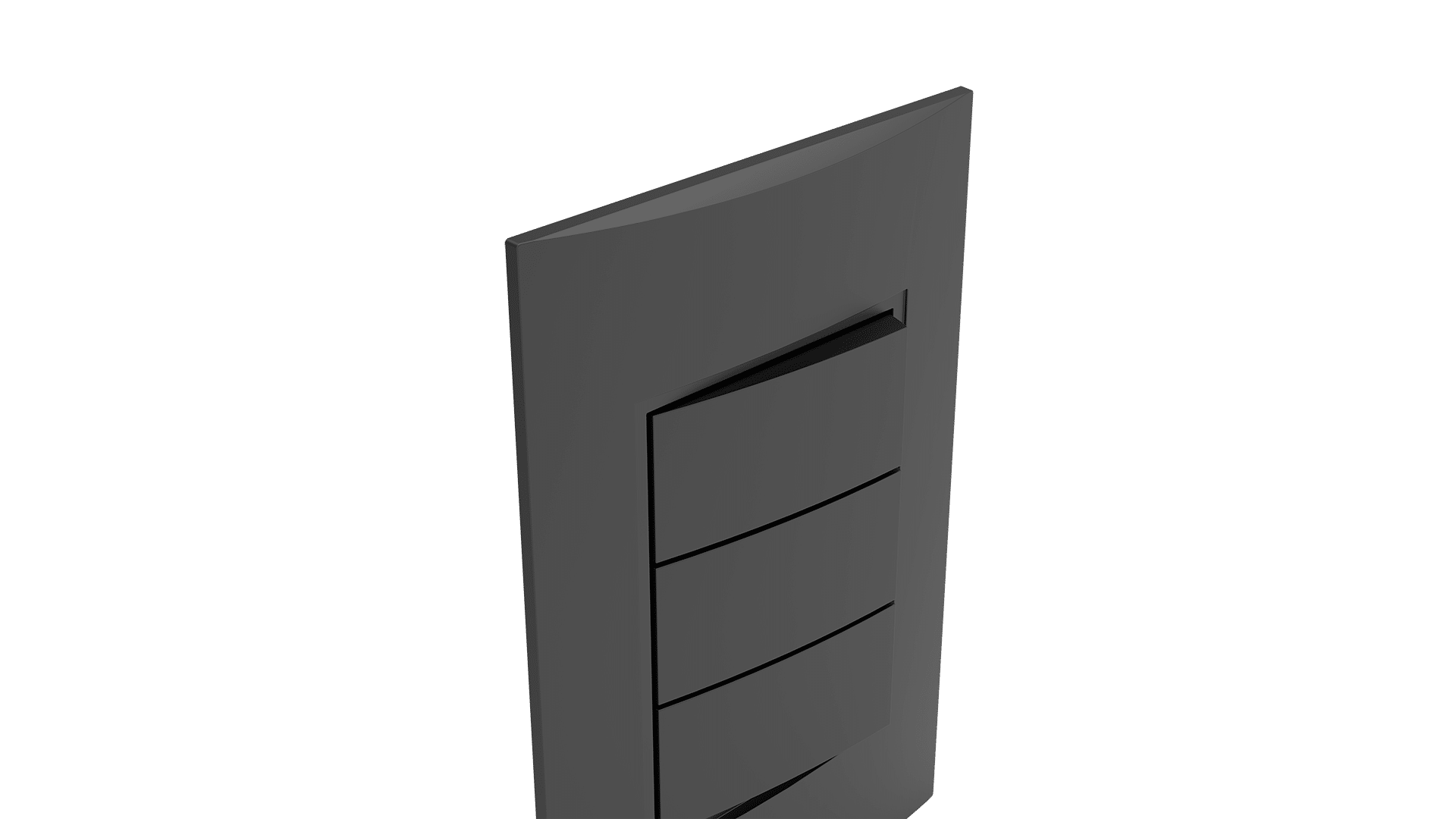 Conjunto interruptor 3 teclas simples