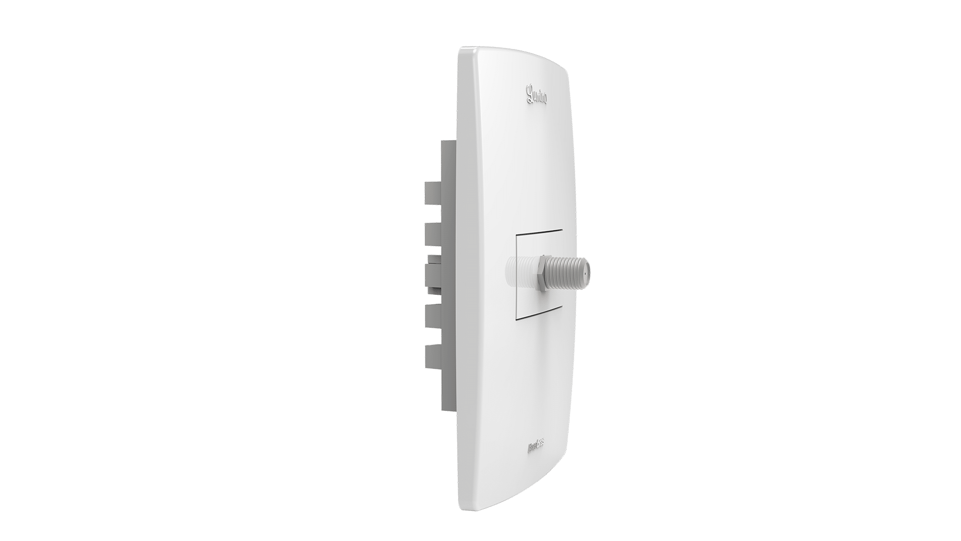 Conjunto tomada coaxial / antena de TV