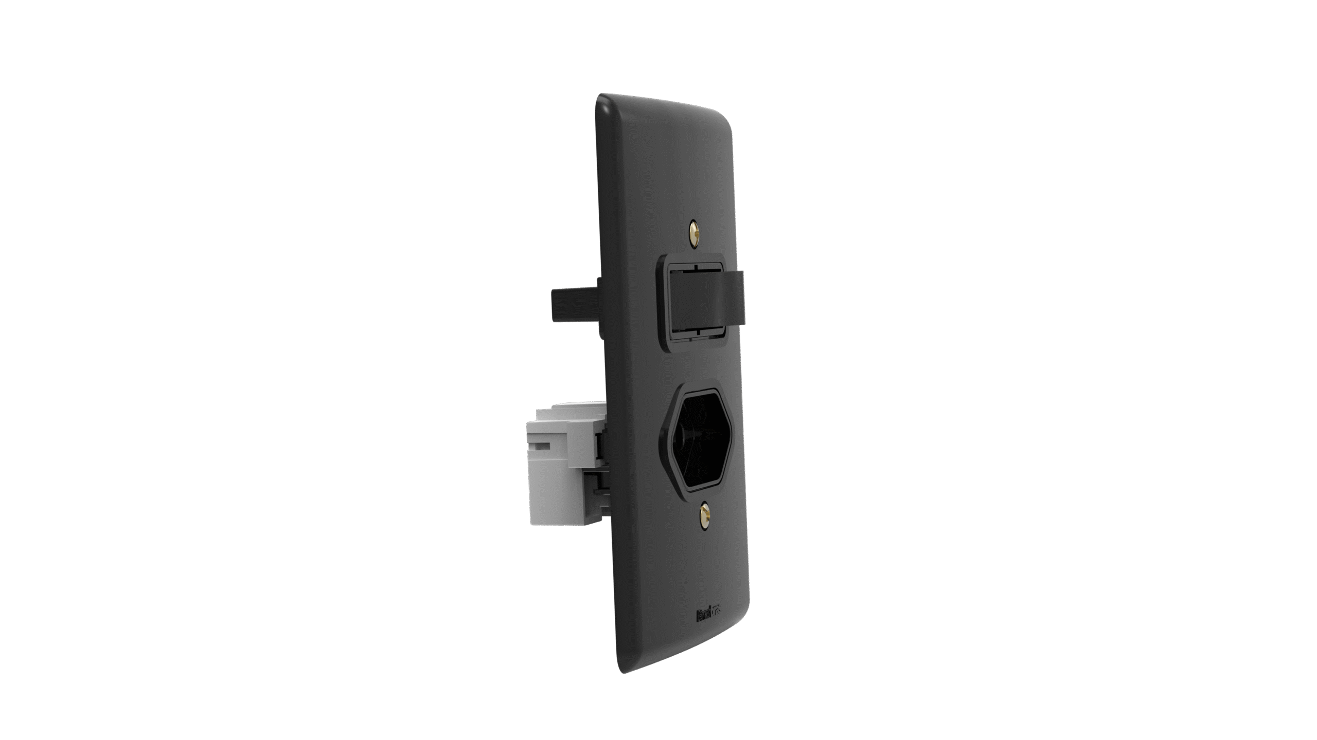 Conjunto interruptor 1 tecla paralelo + tomada 20A