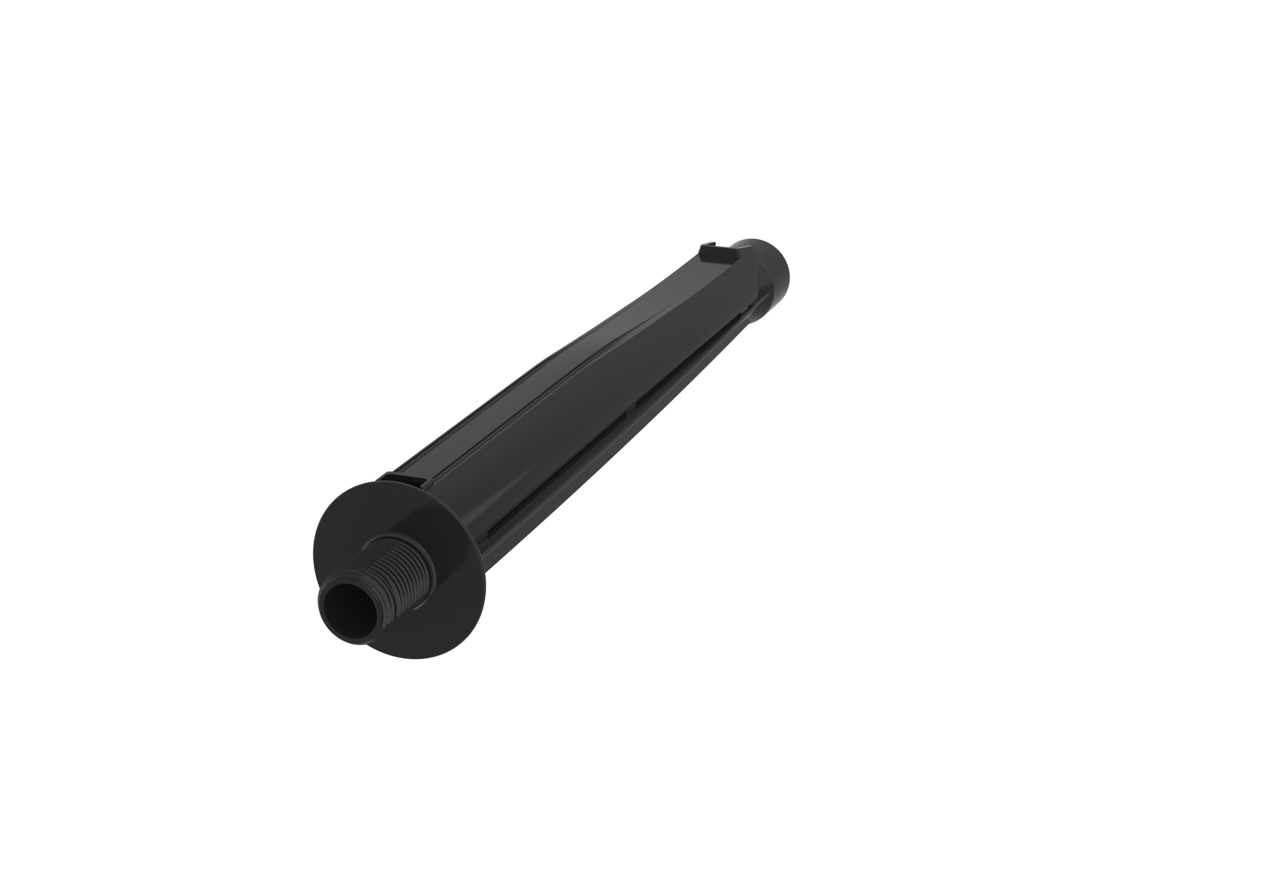 Shower arm with cable channel - 30cm