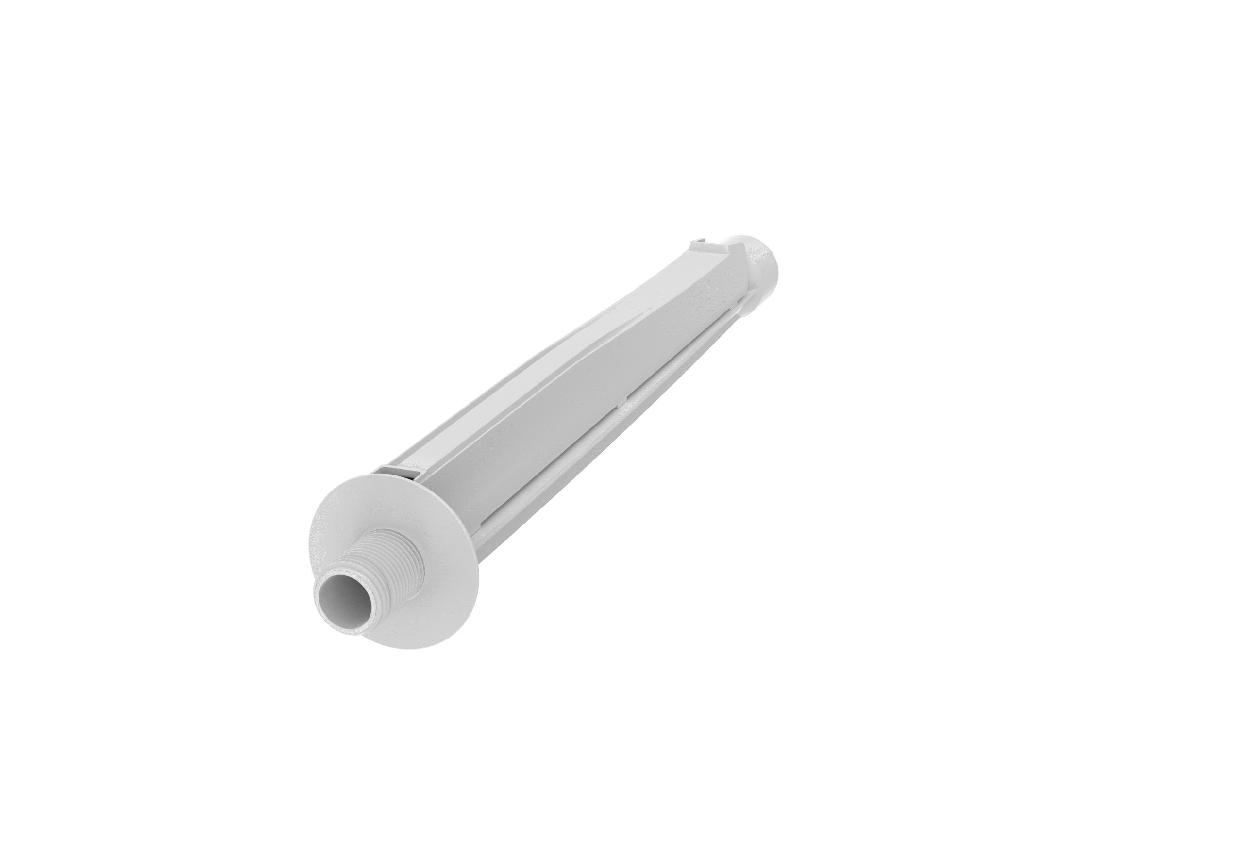 Shower arm with cable channel - 30cm