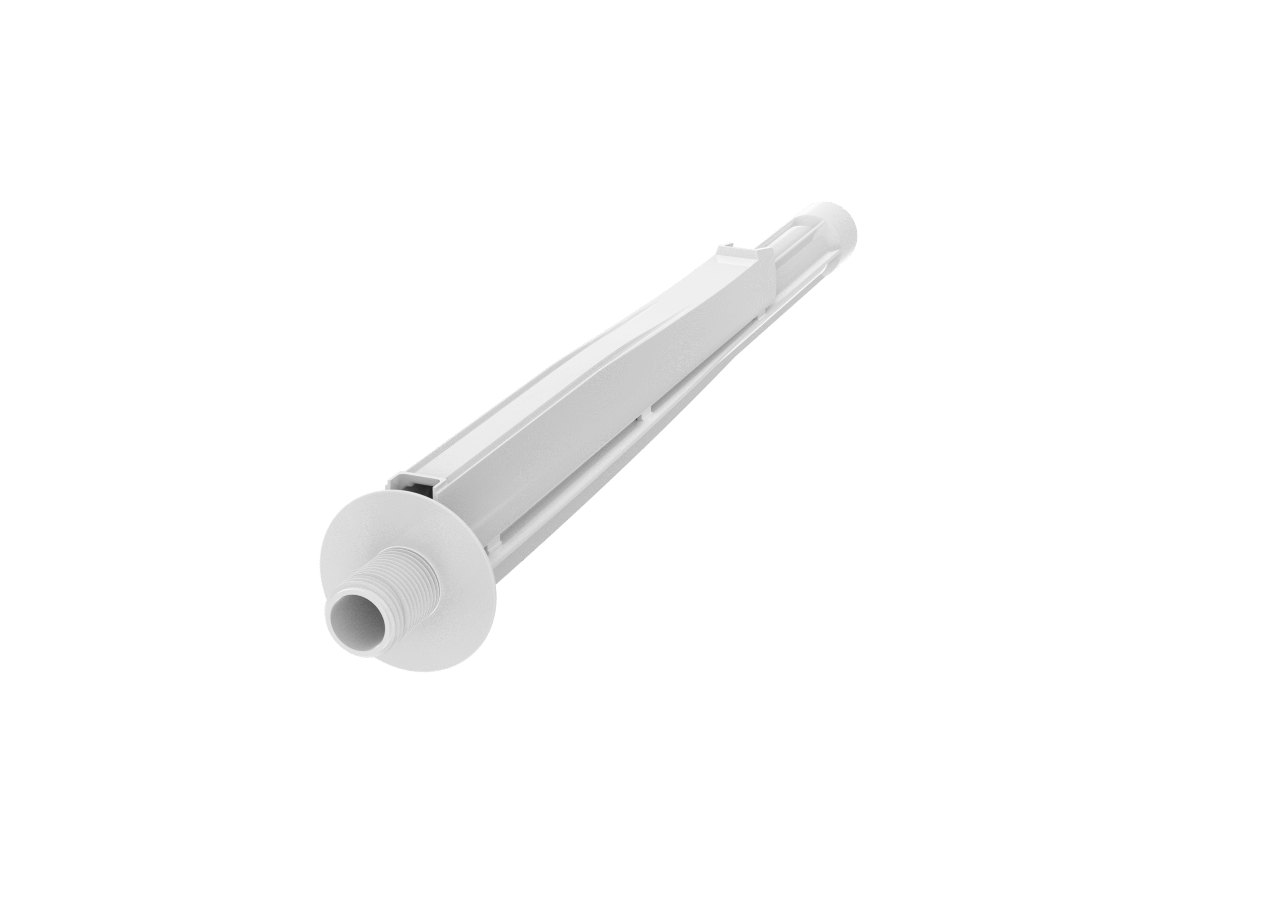 Shower arm with cable channel - 40cm