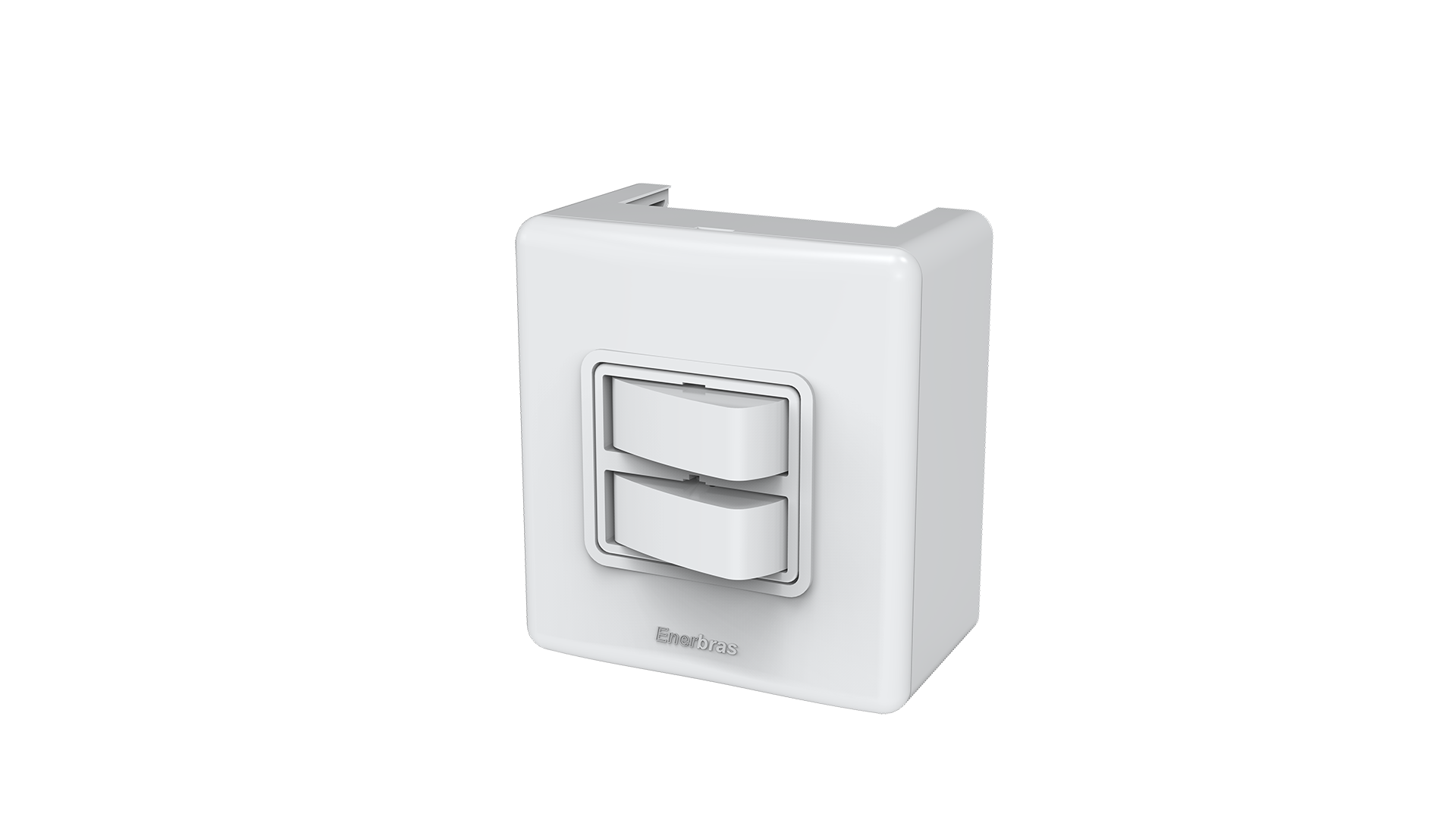 Conjunto interruptor 2 teclas simples