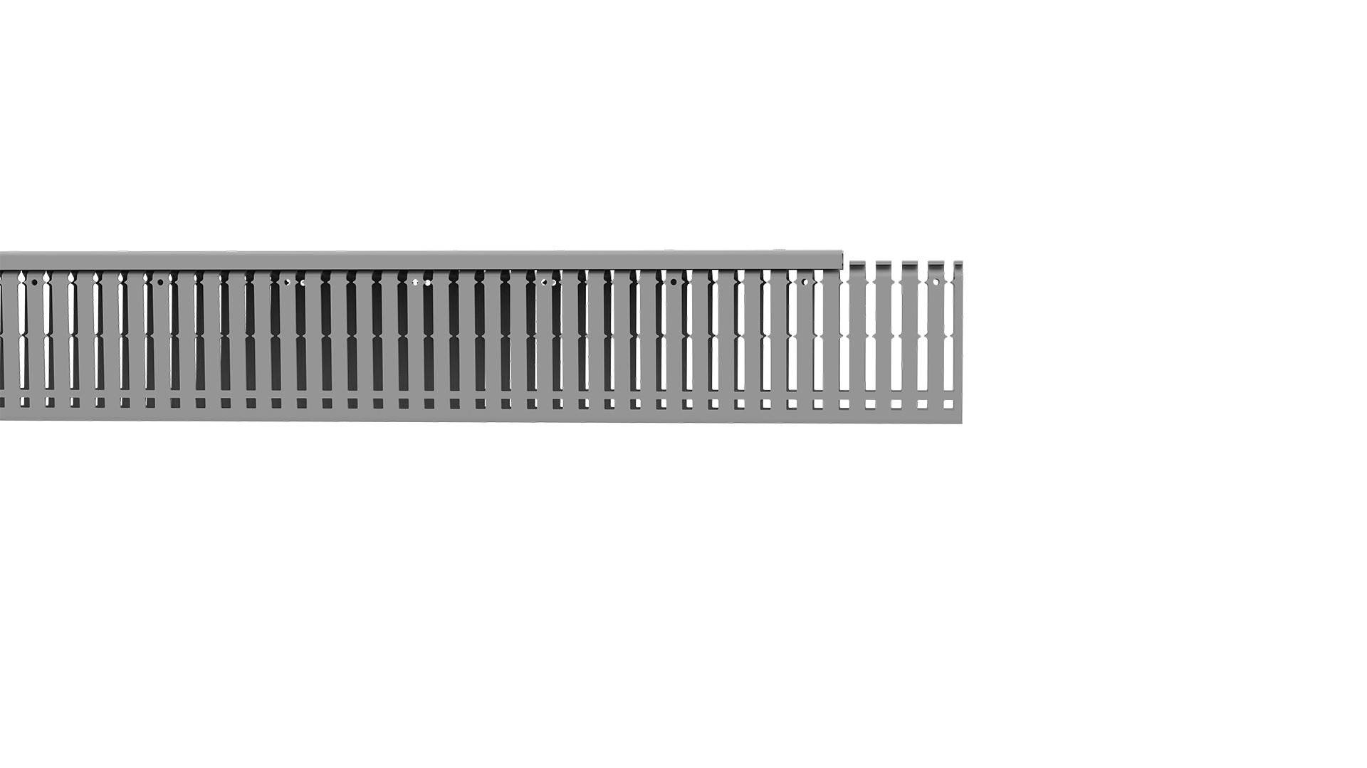 Canaleta industrial 30x80 aberta