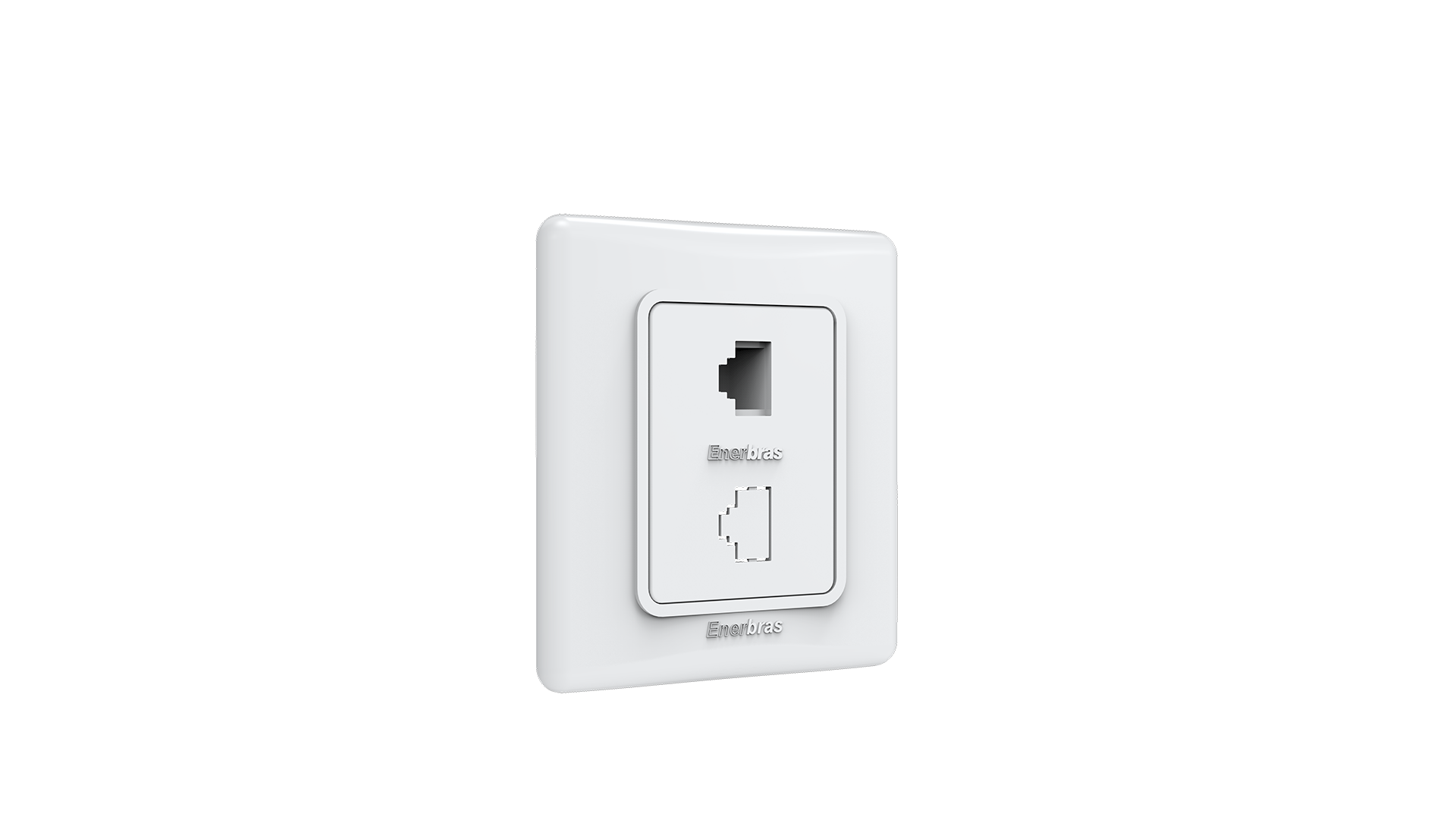 Conjunto tomada RJ-45 CAT. 5E