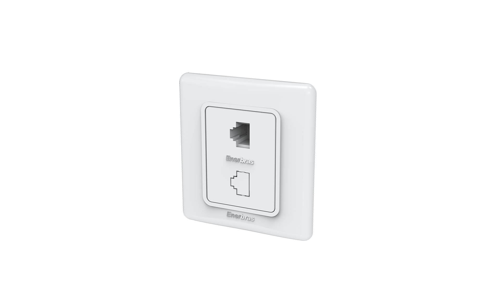 Conjunto tomada RJ-45 CAT. 5E