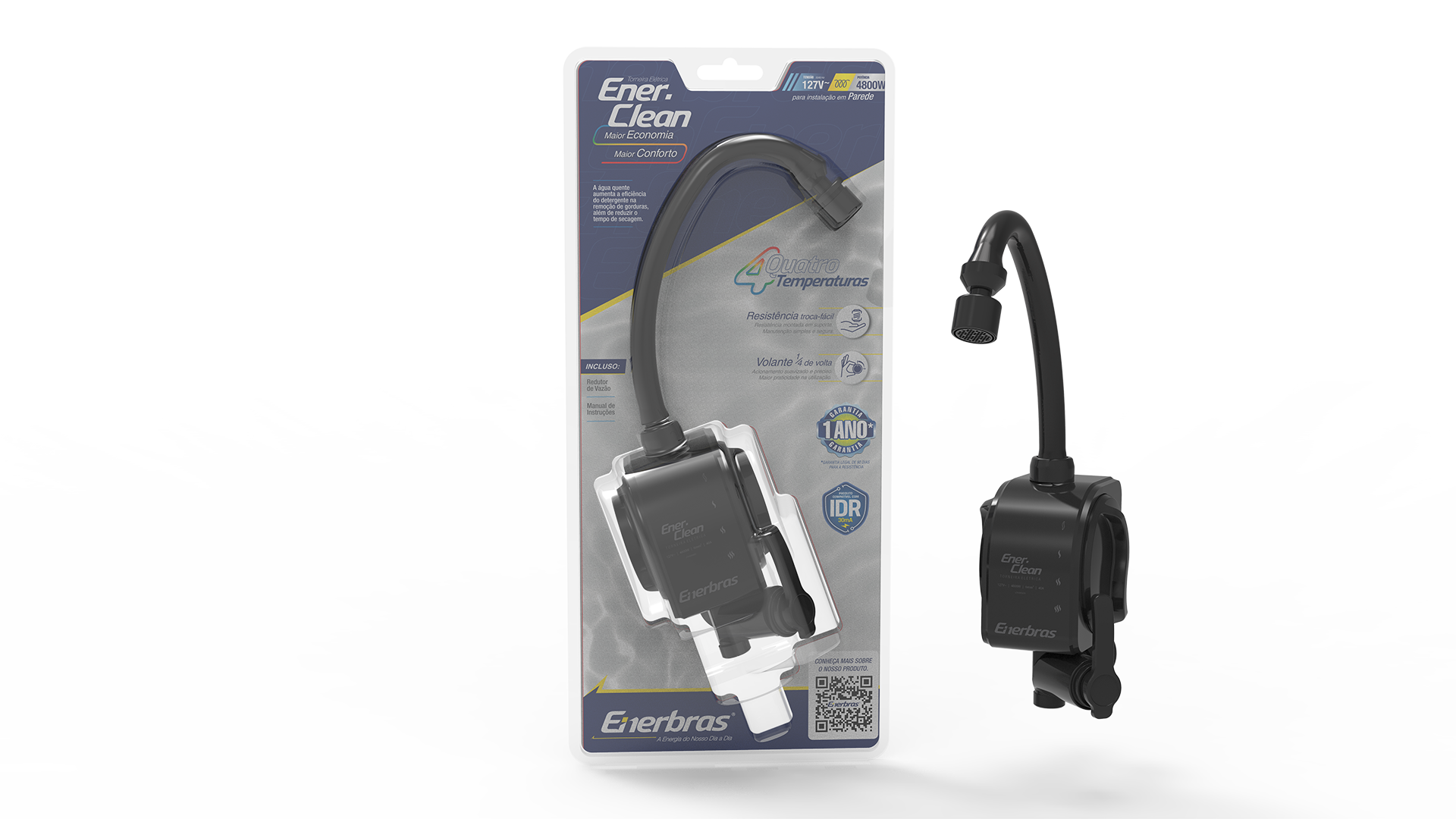 Torneira Elétrica Enerclean de Parede 4800W / 127V