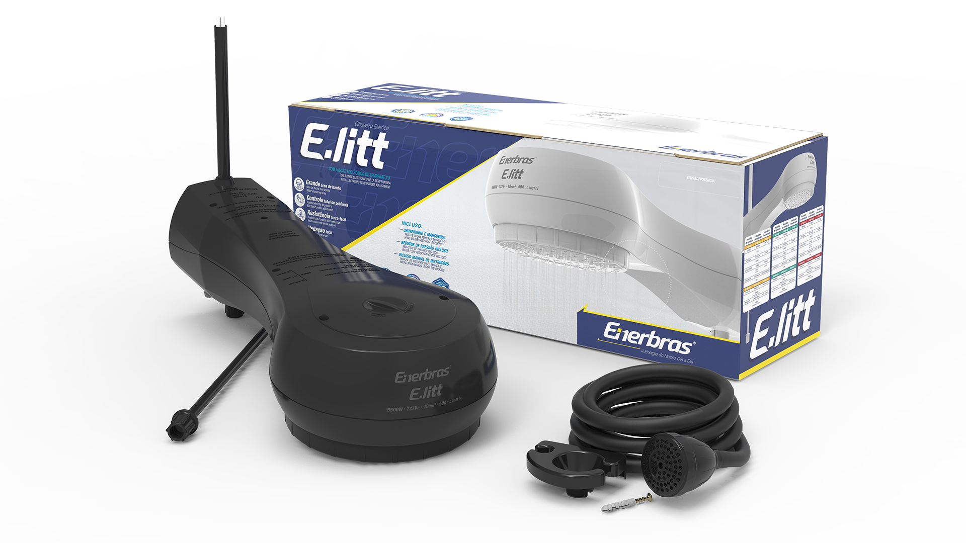 Chuveiro eletrônico E-litt 7500W / 220V