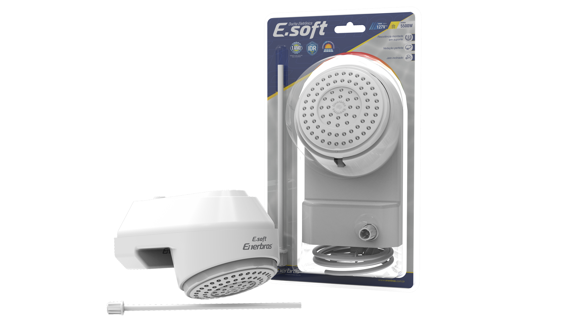 Ducha eletrônica E-soft 5500W / 127V