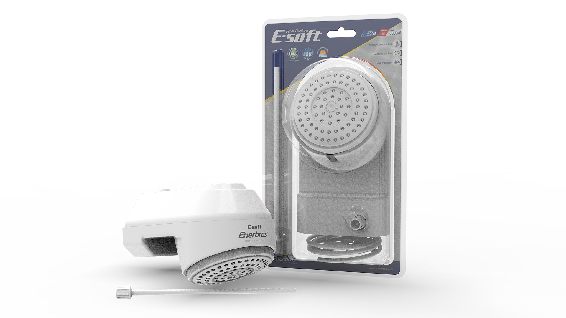 Ducha eletrônica E-soft 6800W / 220V