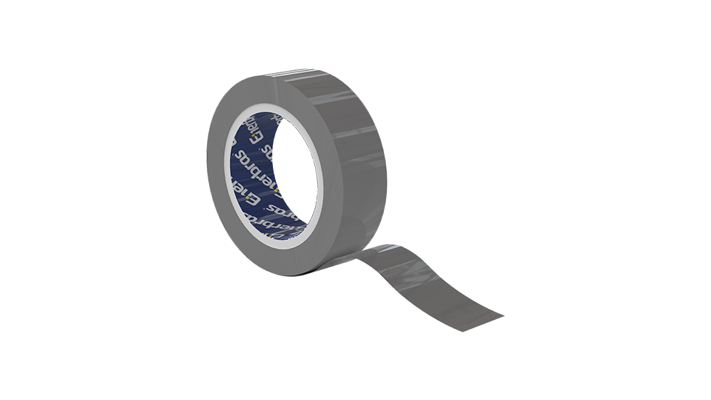 Fita isolante E13 tubete (18mm x 5m) - Cinza