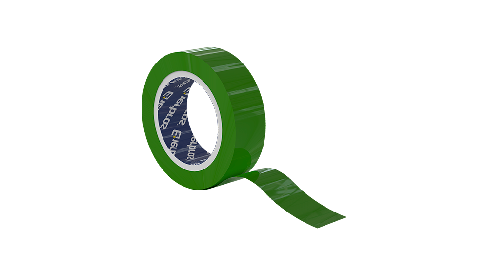 Fita isolante E13 tubete (18mm x 5m) - Verde