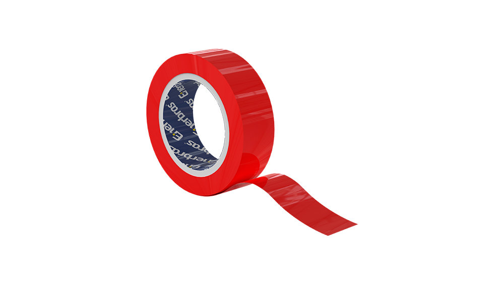 Fita isolante E13 tubete (18mm x 5m) - Vermelho