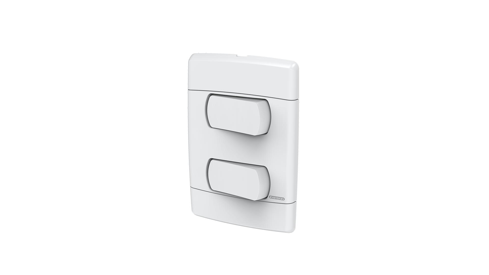 Conjunto interruptor 2 teclas simples