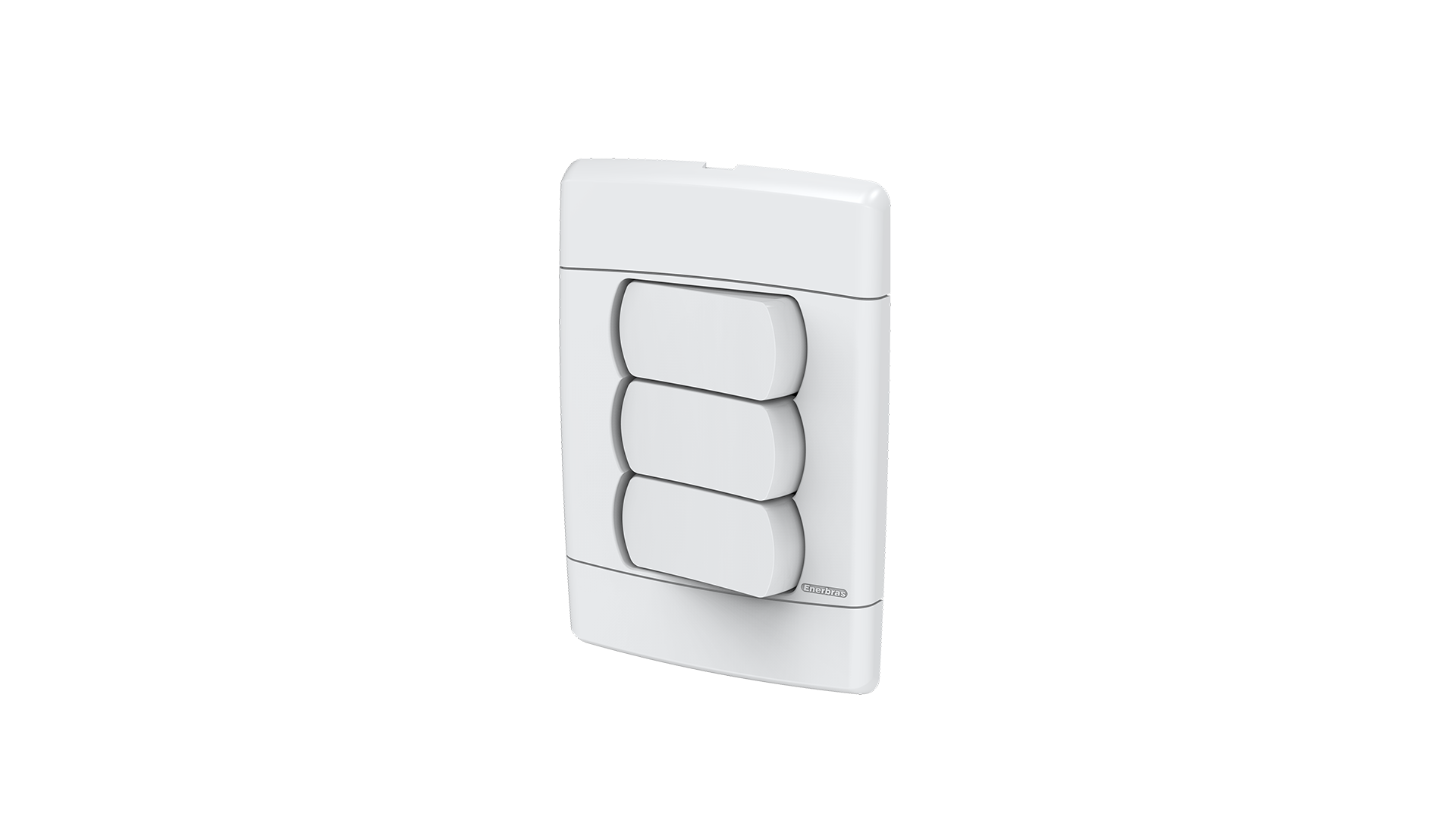 Conjunto interruptor 3 teclas simples