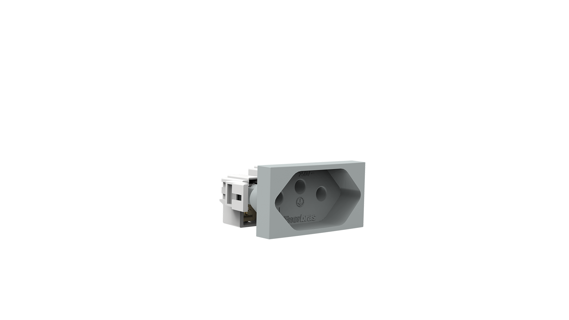 Módulo tomada 10A 250V~