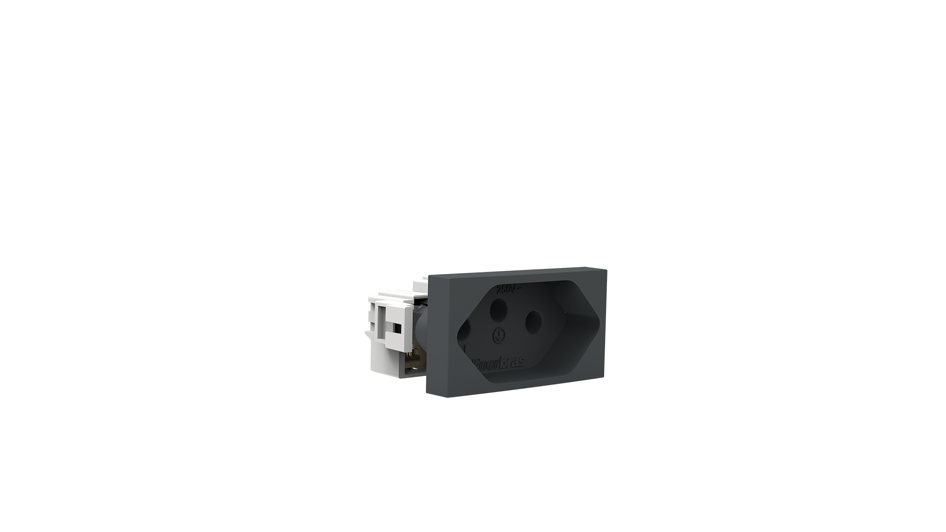 Módulo tomada 10A 250V~