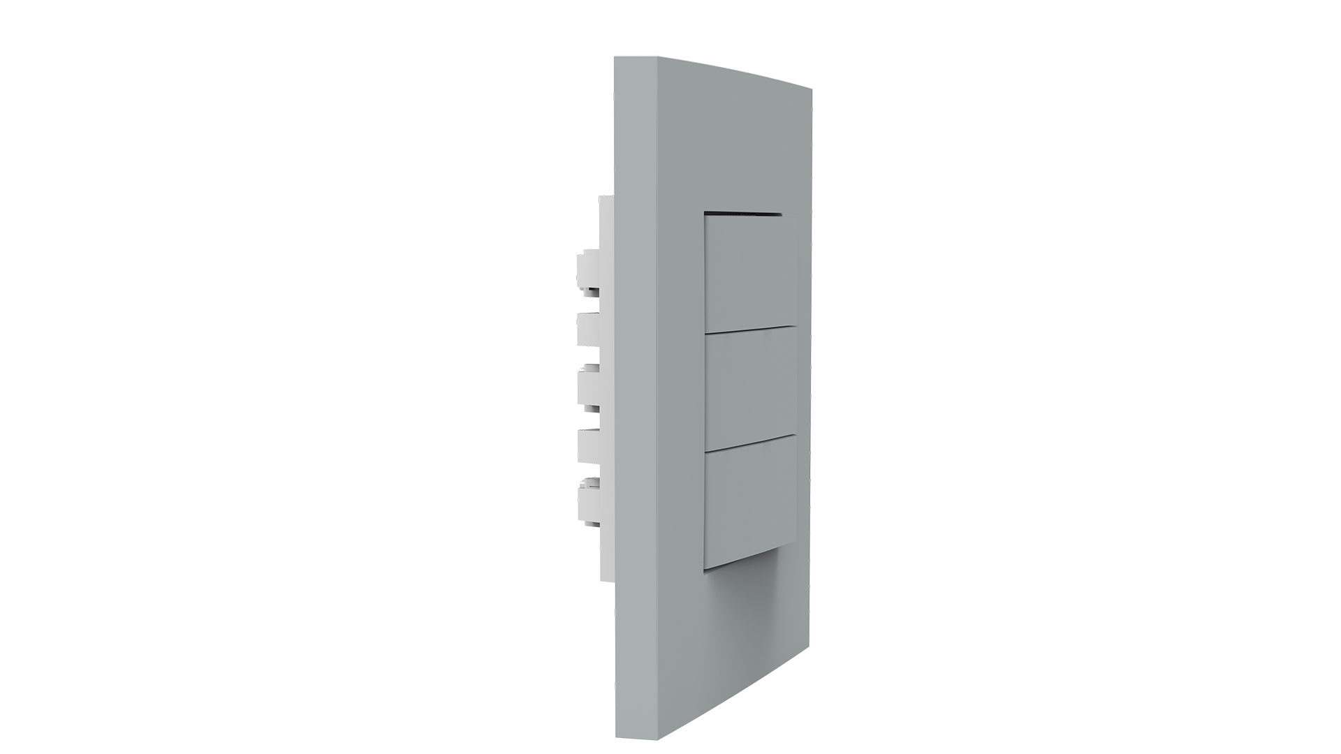 Conjunto interruptor 3 teclas paralelo 10A 250V~