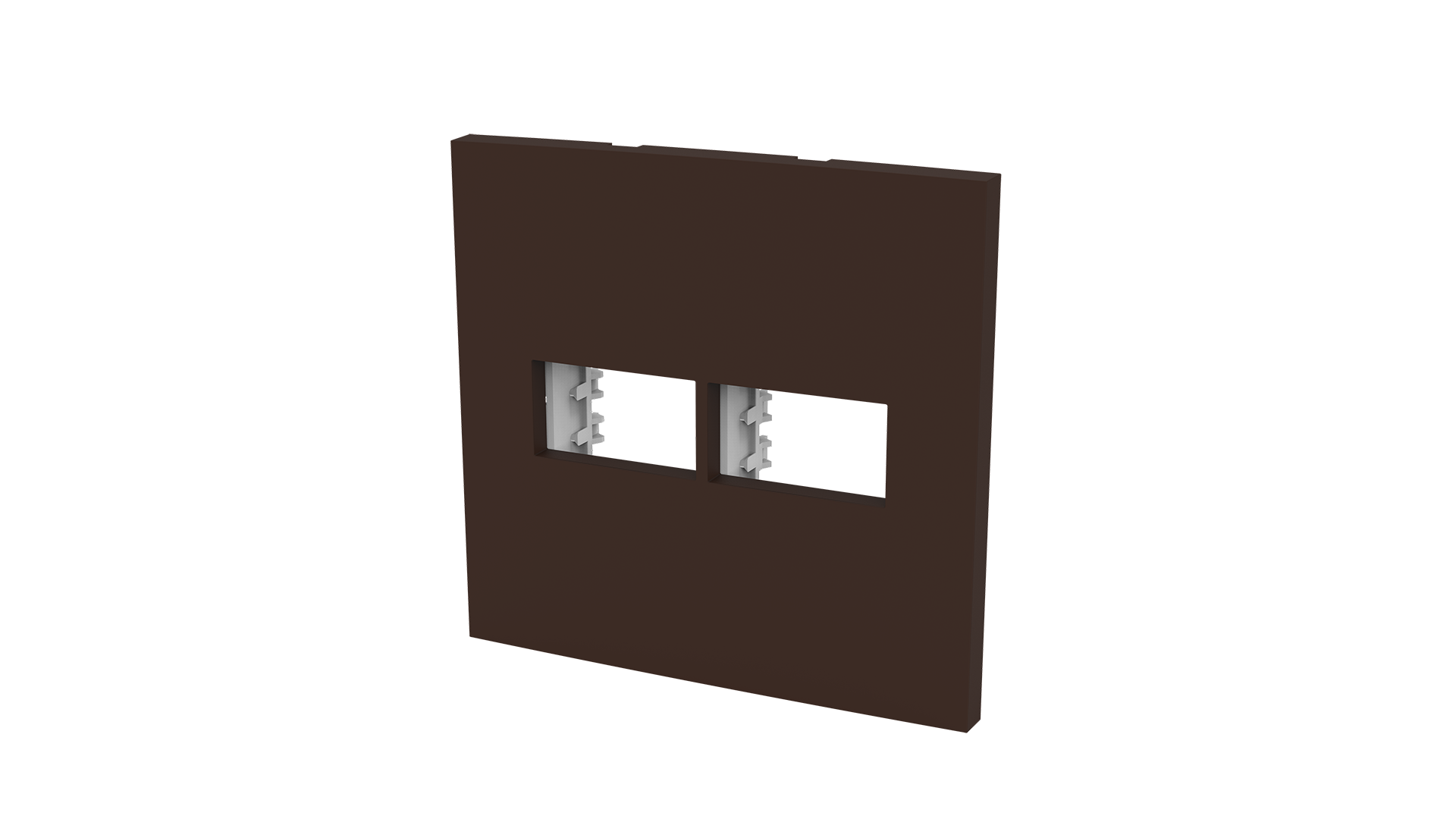 Placa 4x4" 1+1 módulos + suporte