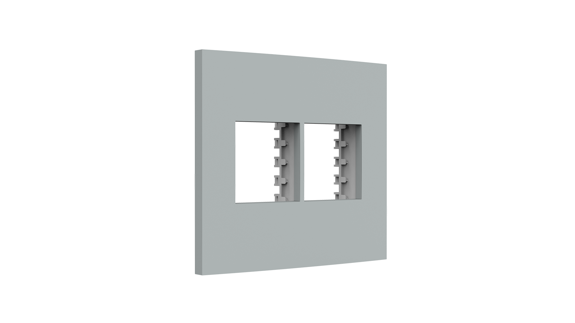 Placa 4x4" 2+2 módulos + suporte