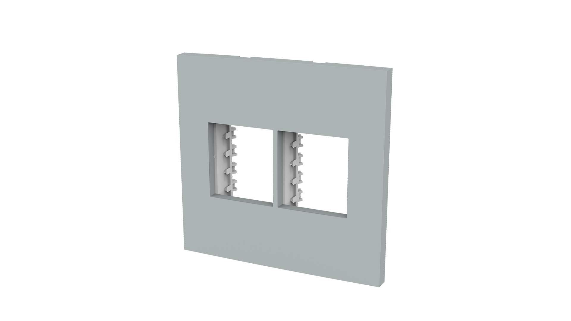 Placa 4x4" 2+2 módulos + suporte