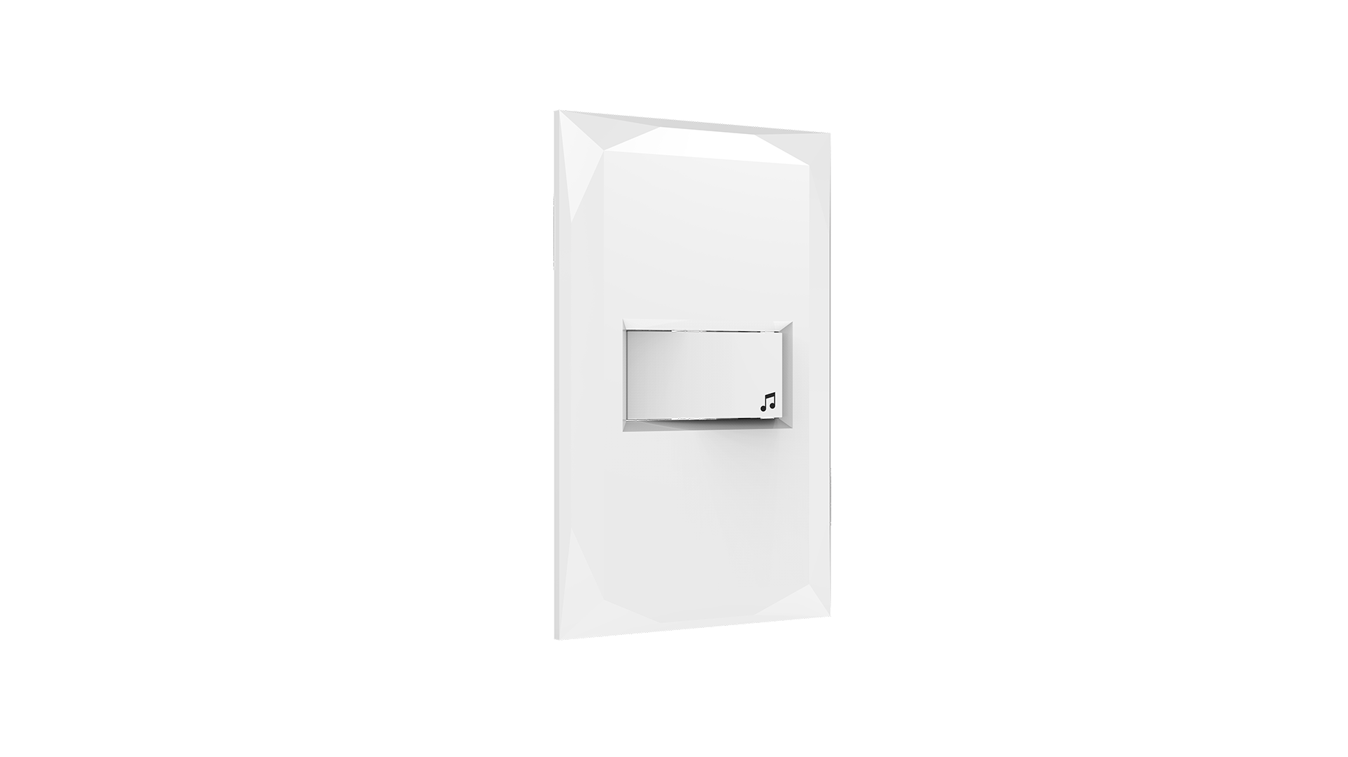 Conjunto interruptor 1 tecla campainha