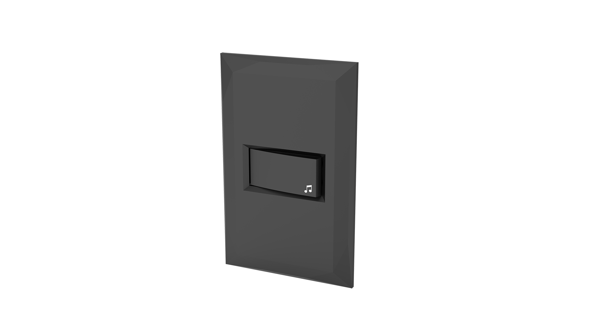 Conjunto interruptor 1 tecla campainha