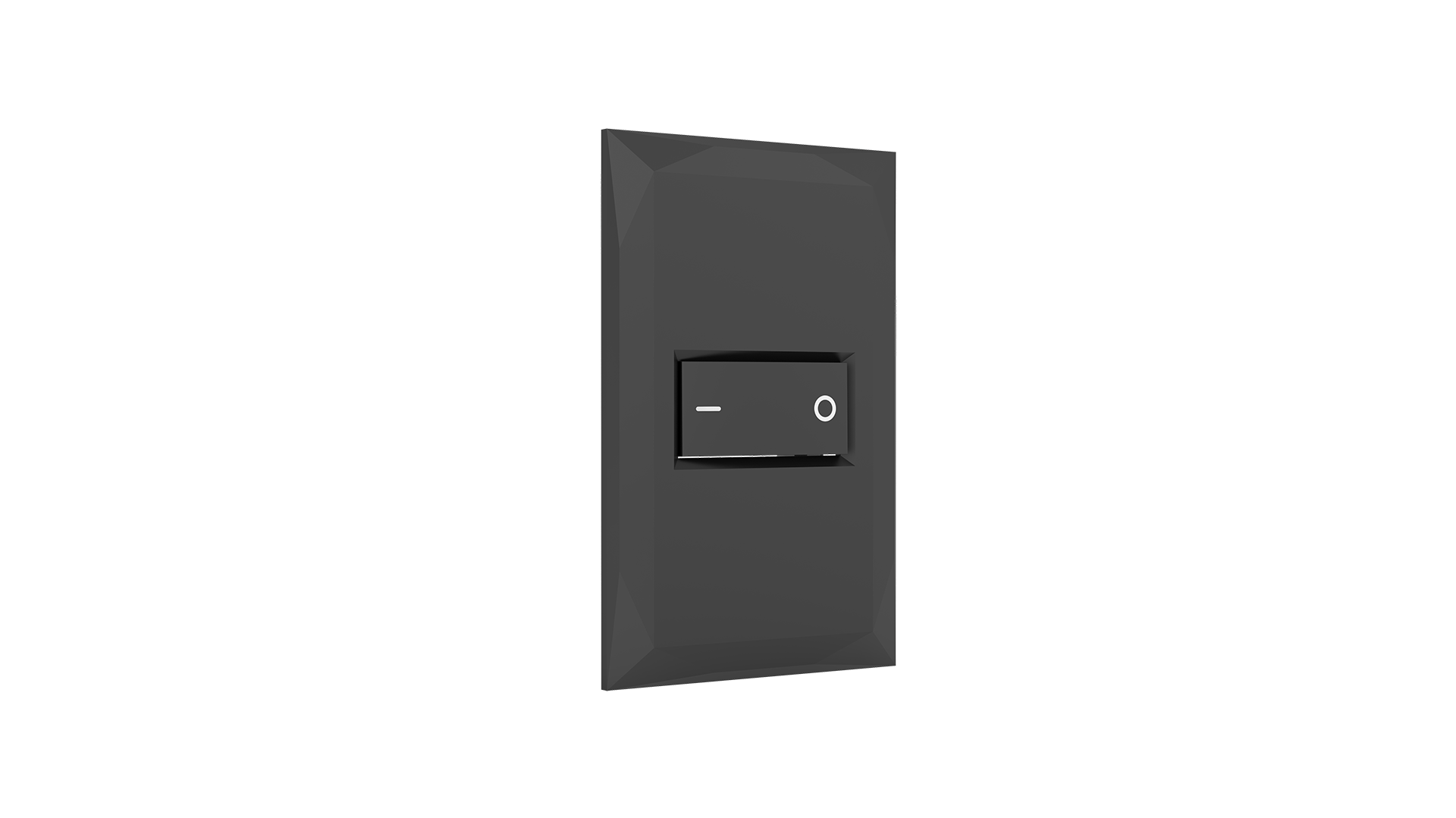 Conjunto interruptor 1 tecla bipolar paralelo