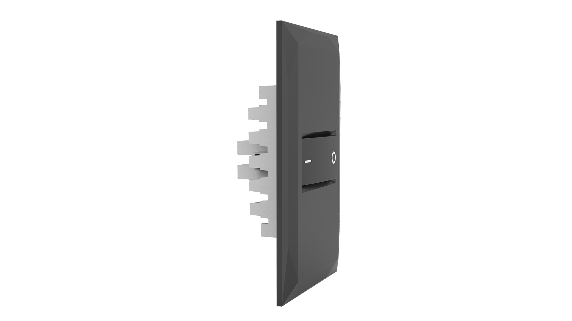 Conjunto interruptor 1 tecla bipolar paralelo