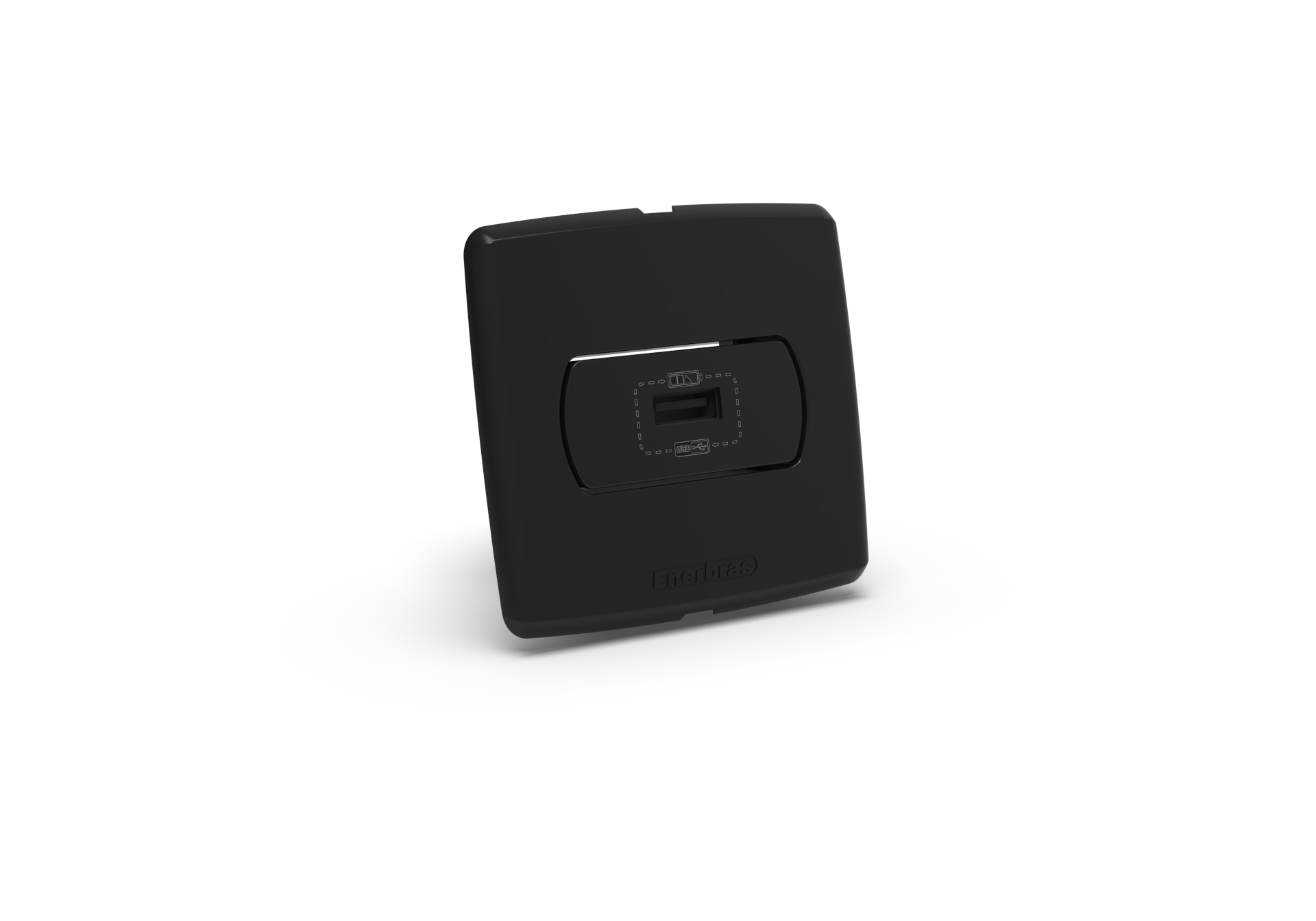 Conjunto tomada recarga USB