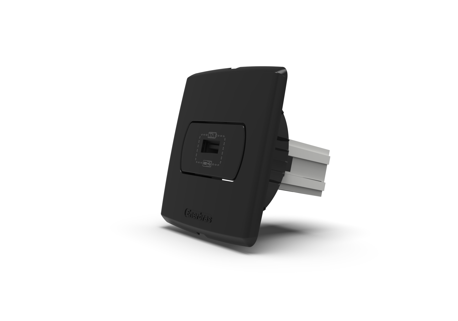 Conjunto tomada recarga USB