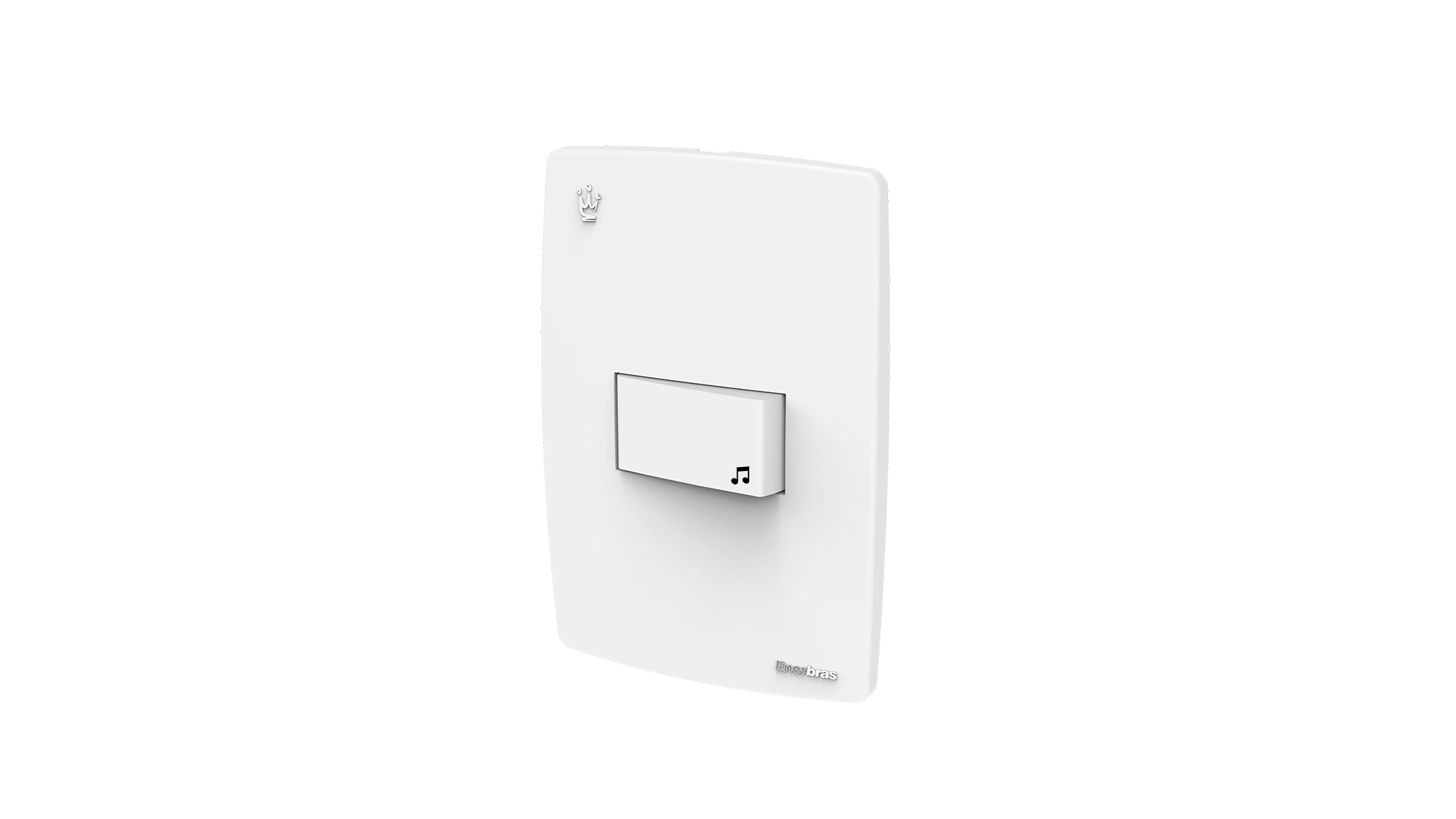 Conjunto interruptor 1 tecla campainha