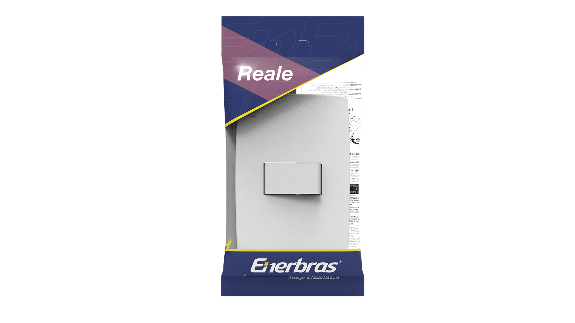 Conjunto interruptor 1 tecla paralelo