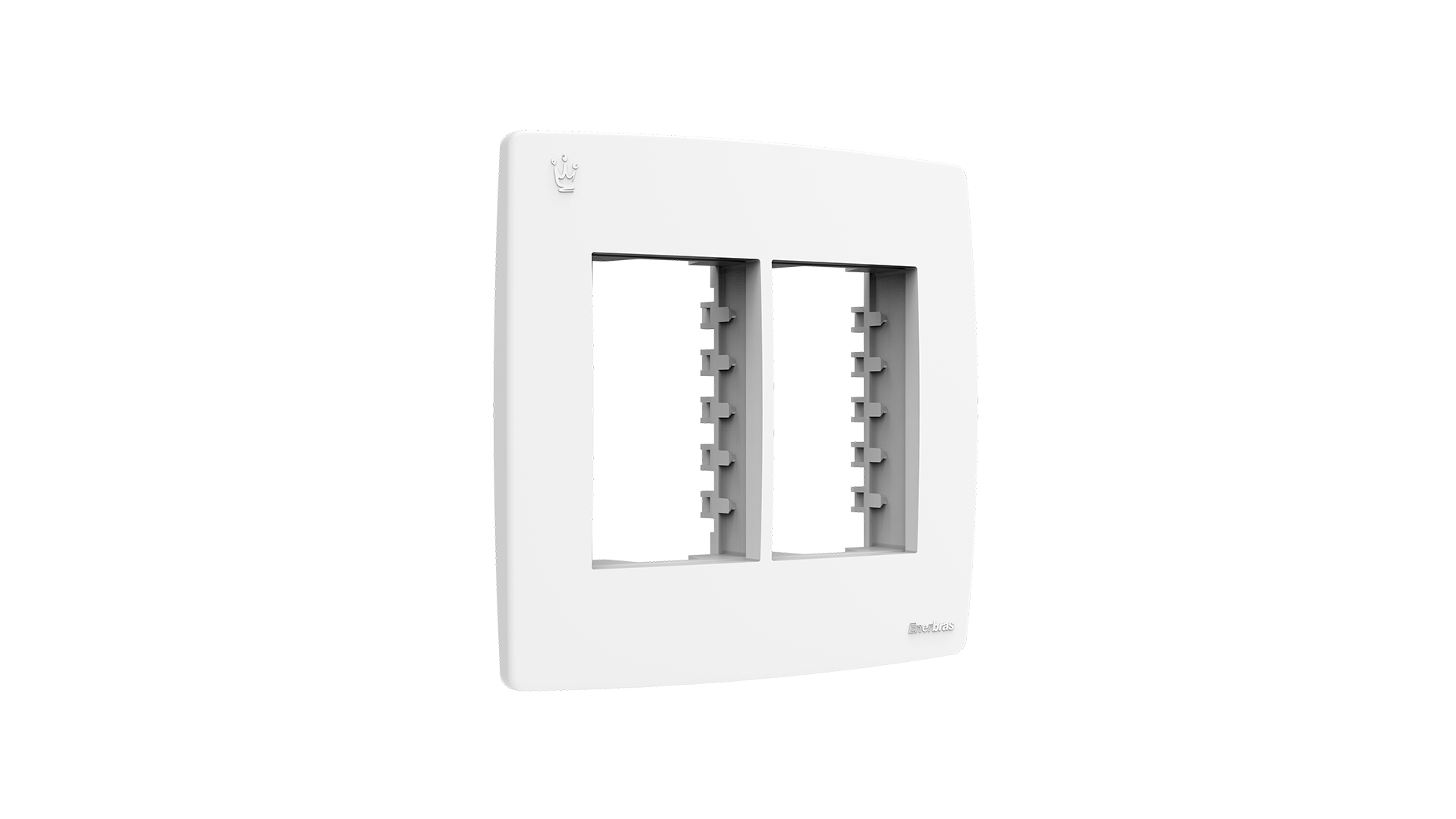 Conjunto placa + suporte com 3+3 módulos 4x4"