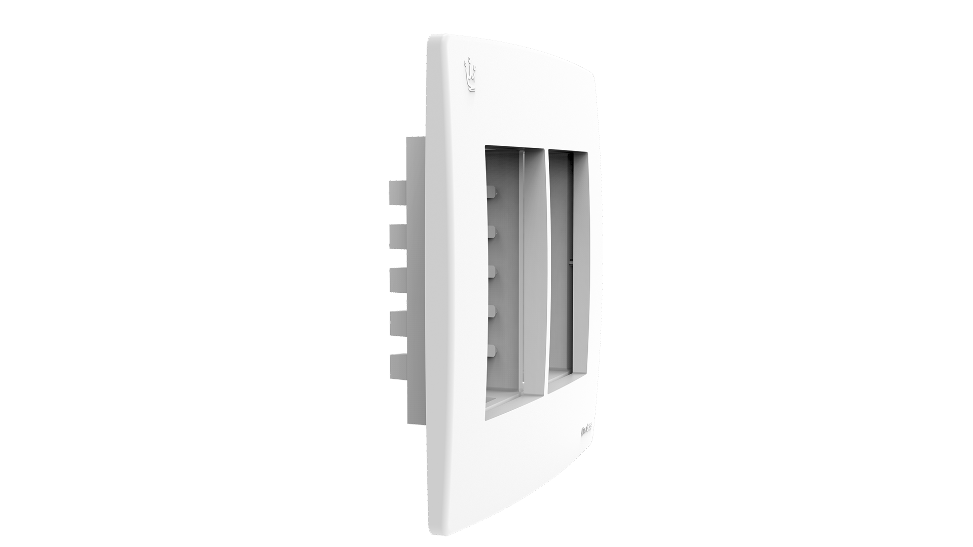 Conjunto placa + suporte com 3+3 módulos 4x4"